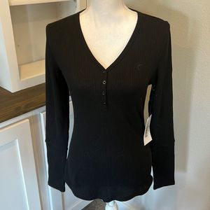 NWT Zyia Black Don’t Wake Me Thermal Top